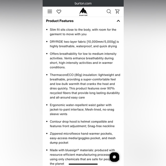 Burton Women’s Society snow pants - Picture 16 of 16